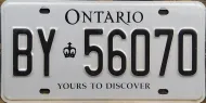 ONTARIO GRAPHIC TRUCK LICENSE PLATE