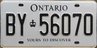 ONTARIO GRAPHIC TRUCK LICENSE PLATE