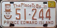 PRINCE EDWARD ISLAND 1975 LICENSE PLATE